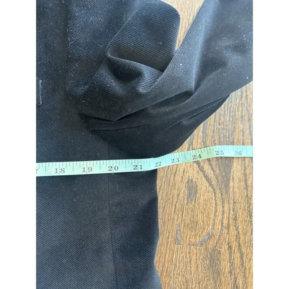 Lauren Ralph Lauren Black Classic 100% Wool Velvety Sport Blazer Coat 42R 1475 - Picture 12 of 14